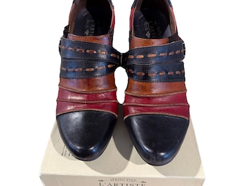 Botines L'Artiste Spring Step Wonderous, color negro, talla US 9/EURO 40