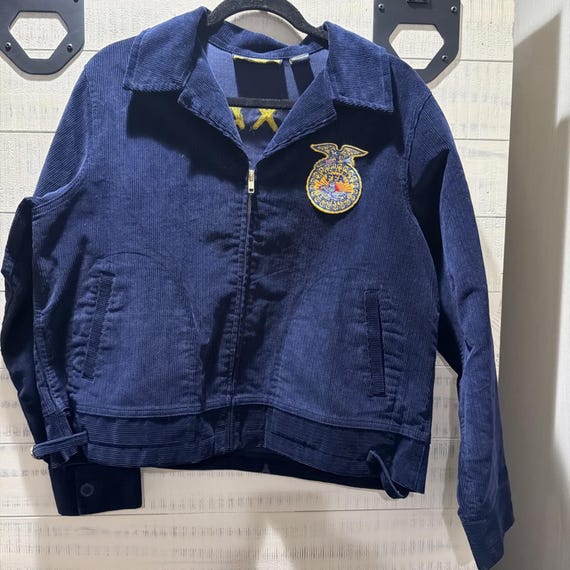 Vintage Peaster, Texas FFA Corduroy Jacket Size 42 (S… - Gem