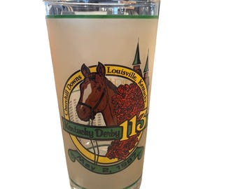 Vaso de Mint Julep de 12 oz de 1987, 113.º Derby de Kentucky, Churchill Downs Vintage
