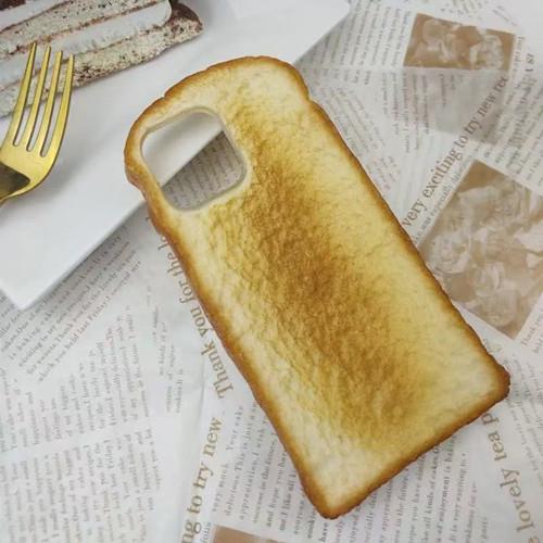 Toast Case Creative Toast Phone Case Polymer Clay Handmade Funny Toast Phone Case ...