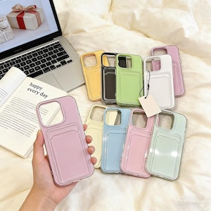 Creative Card Holder Phone Case for iphone 17 16 15 14 13 Pro Max,Gift for her,Best gift for fans,Two-in-one Phone Case with Card Holder