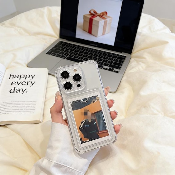 Transparent Card Holder Phone Case for iPhone 17 16 15 14 13 Pro Max,gift  for Her,best Gift for Fans, Clear Phone Case With Card Holder - Etsy