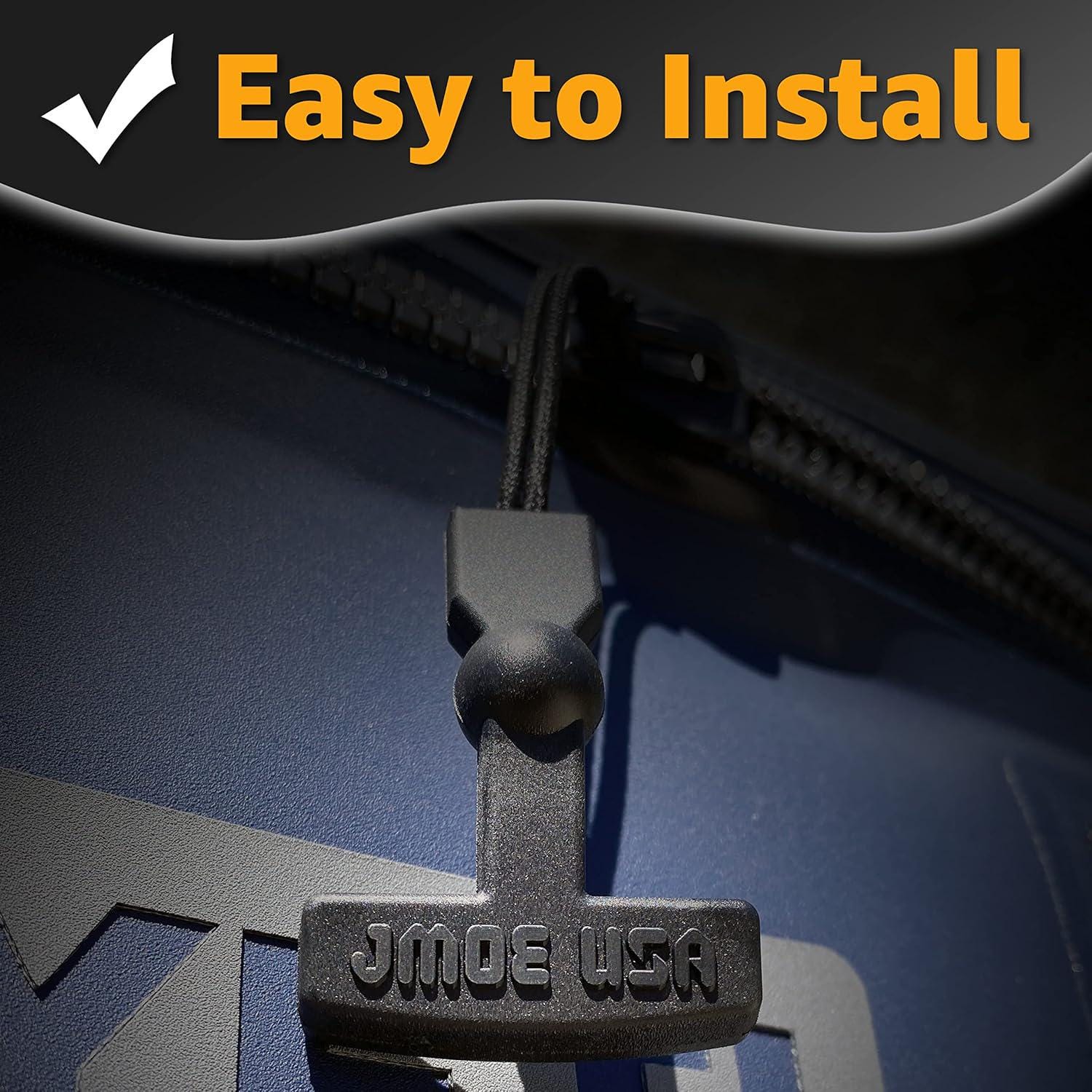 Zipper Pulls for Yeti Hopper, RTIC Coolers, Backpacks, Totes