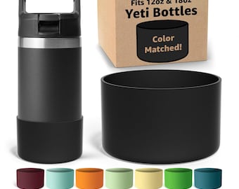 Silicone Boot for Yeti Rambler Jr | 12oz & 18oz Bottle Sleeve