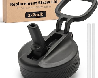 Replacement Straw Lid for Tal Ranger Pro and Manna Water Bottles | Fits 18, 26, 40, 64 oz Sizes | Leak-Proof Design