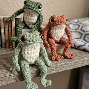 Crochet Frog Pattern – Amigurumi Plushie PDF, Beginner Toad Toy,  Animal Nursery Decor, Digital Download