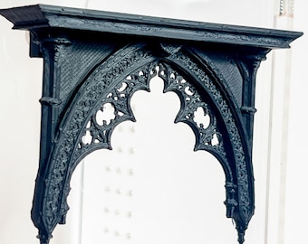 Jumping Spider Accessory | Gothic Cathedral Arch Shelf | Arachnid Enclosure Decor