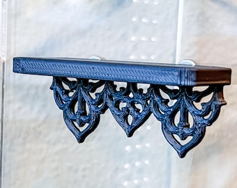 Gothic Shelf for Jumping Spider | Unique Enclosure Decor | Ornate Feeding Ledge & Perch