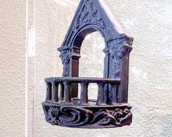 Romantic Balcony & Ledge | Jumping Spider Shelf | Unique Habitat Decor
