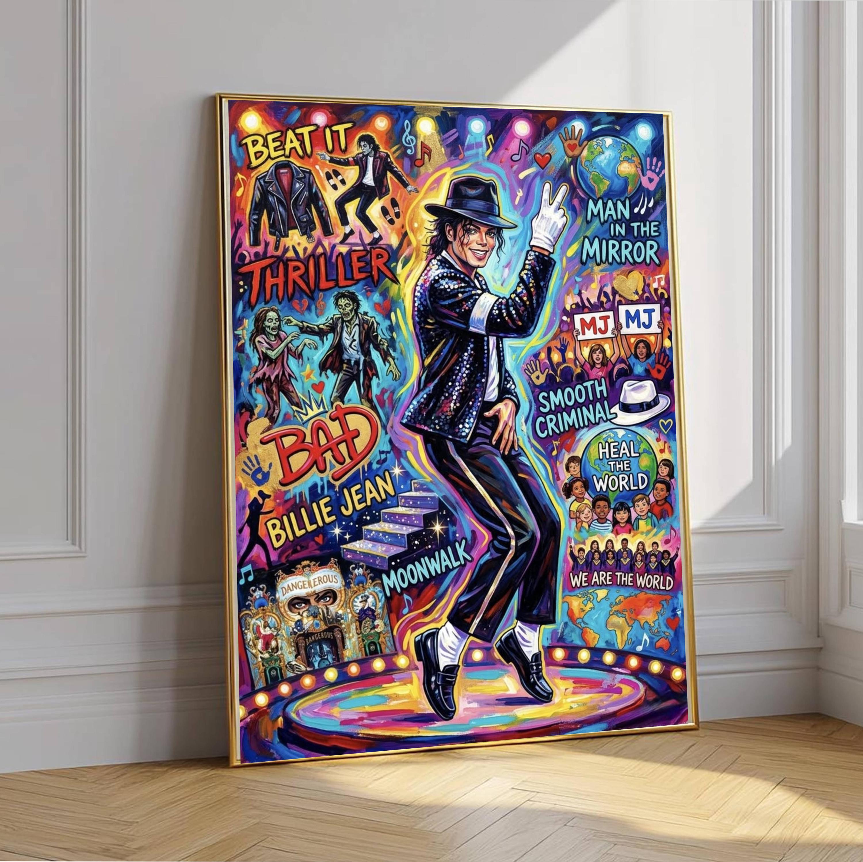 Michael jackson black and white poster - Etsy 日本