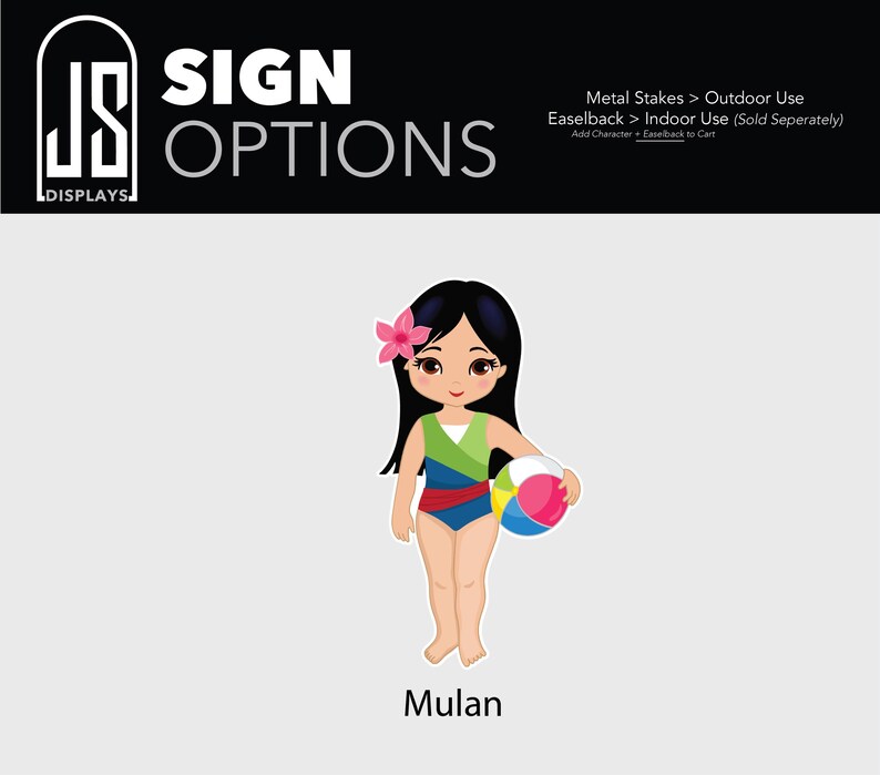 Princesas de playa de verano, niños, bebés, Disney, Cenicienta, Rapunzel, Ariel, Elsa, Anna, Tiana, Moana, accesorios, letrero de fiesta, decoración de jardín, recortes imagen 13