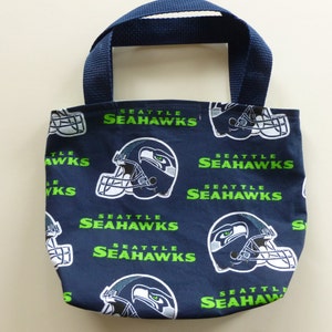 Cartera forrada de los Seahawks para niña; regalo para niña; cartera para fanática de los Seahawks; Seahawks