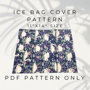 Ice Bag Cover Large Size PDF PATTERN ONLY