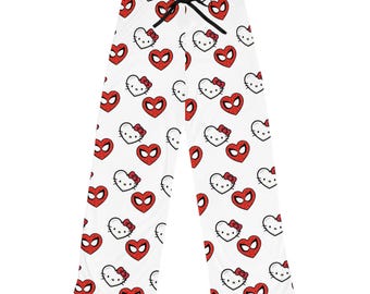 Pantaloni del pigiama con motivo a cuore Hello Kitty/SpiderMan / Stampa integrale