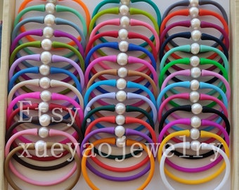 silicone pearl bracelet wholesale