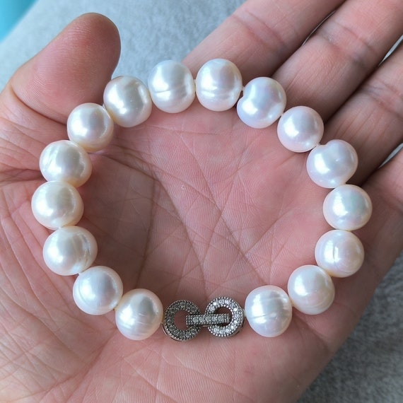 FRESH WATER PEARL BRACELET 12 MM FRESH WATER PEARL BRACELET 12 MM