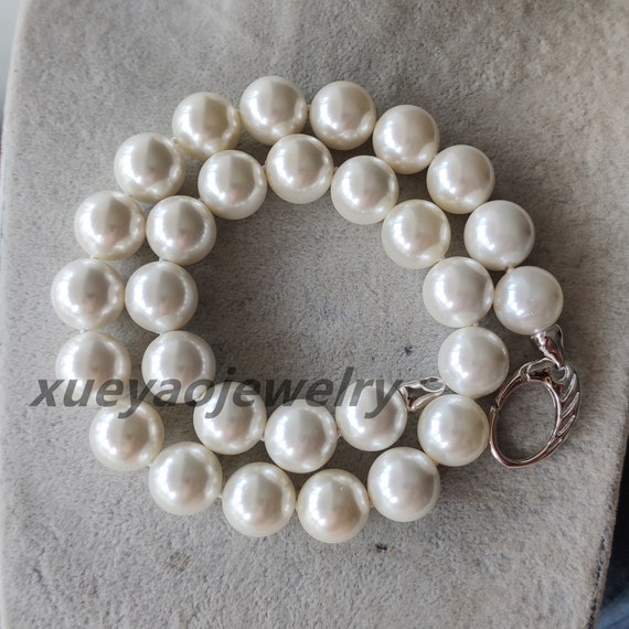 アクセサリー [ERNEST W. BAKER] SHELL PEARL NECKLACE White Shell Pearl Necklace by Ernest W. Baker on Sale