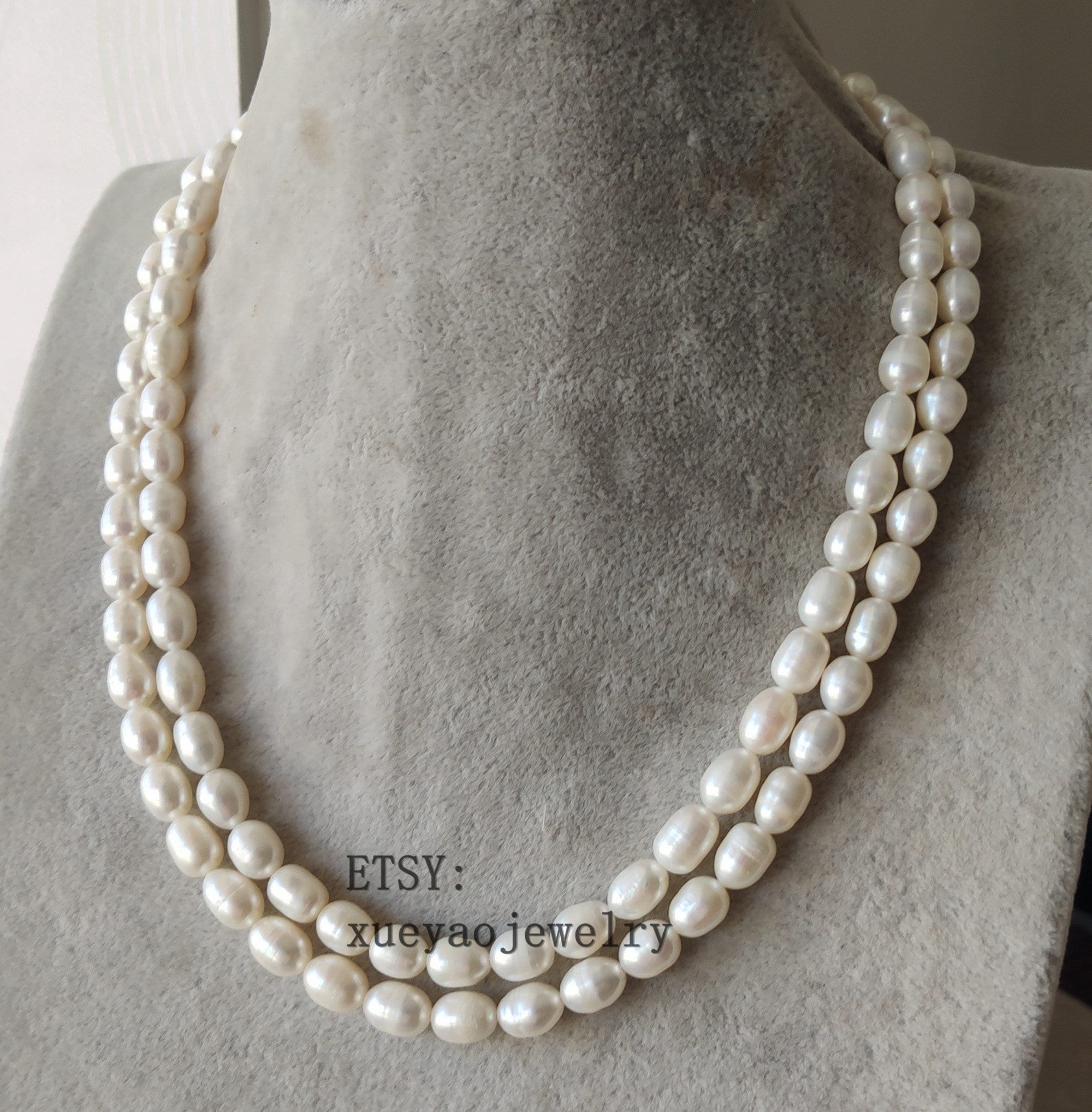 アクセサリー Bijou R.I Double FreshwaterPearlNecklace Bijou R.I Double FreshwaterPearlNecklace