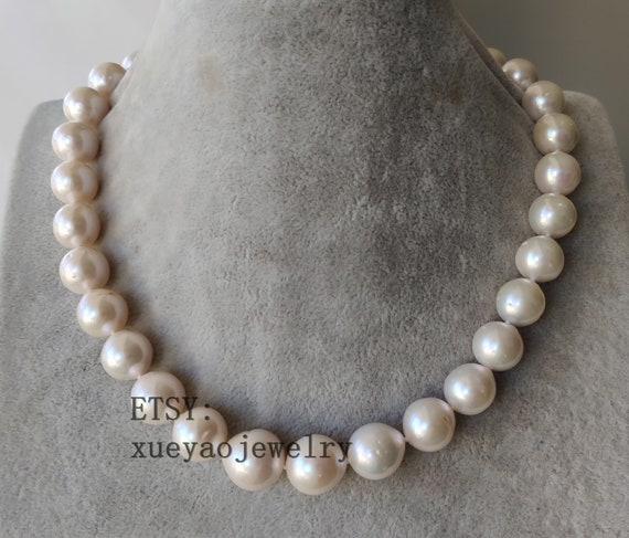 Huge pearl necklace best sale