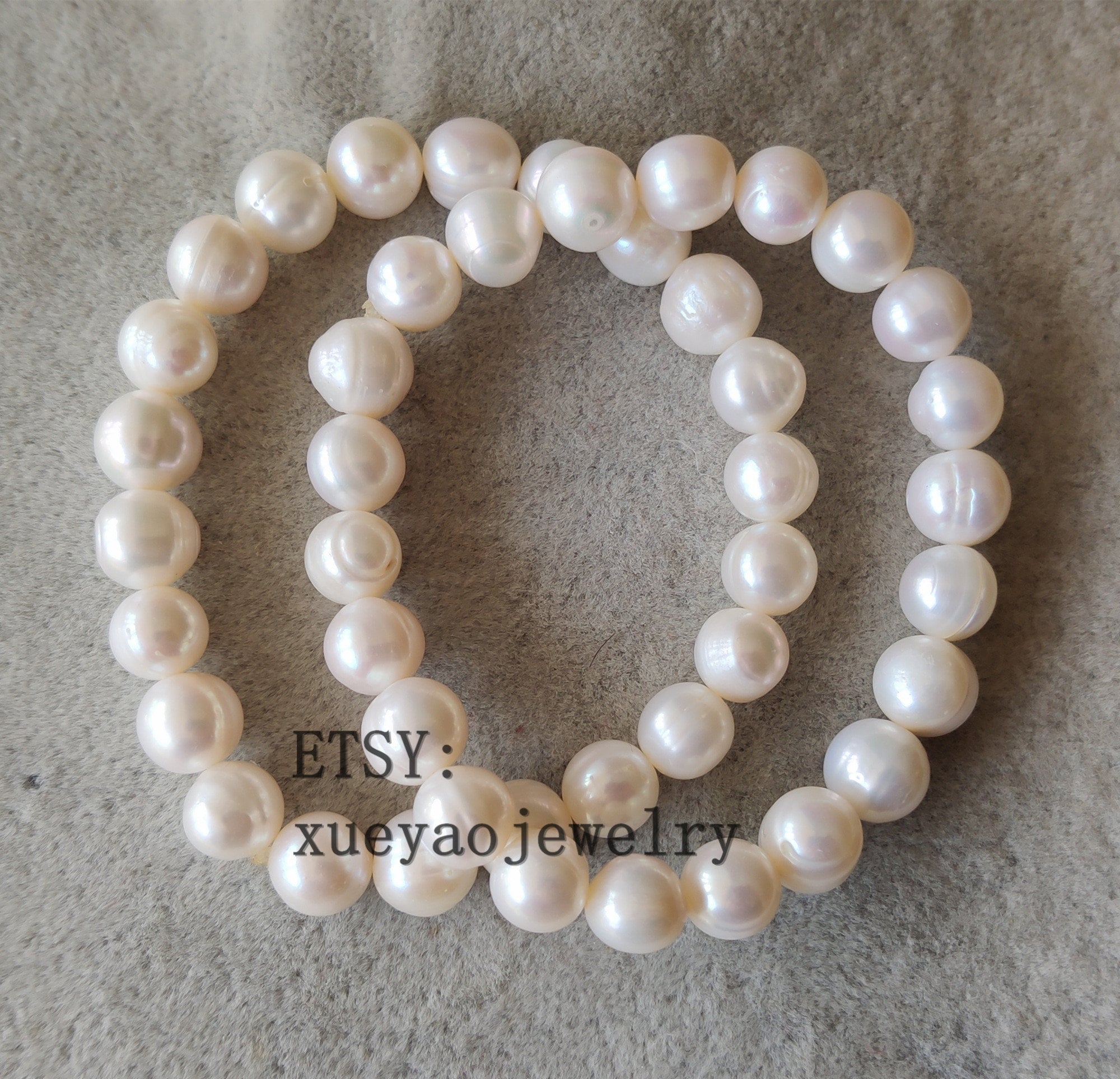 ブレスレット Oversized Pearl Elastic Bracelet #9908 il_fullxfull.3086630265_tj4r.jpg