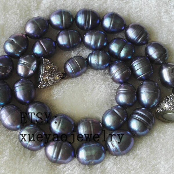 Clear Crystal Buckle Gray Pearl