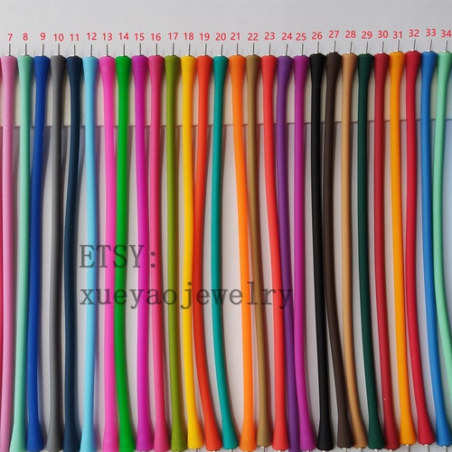 Wholesale 39 Colors Rubber Silicone Stretch Wristband Bracelet Etsy