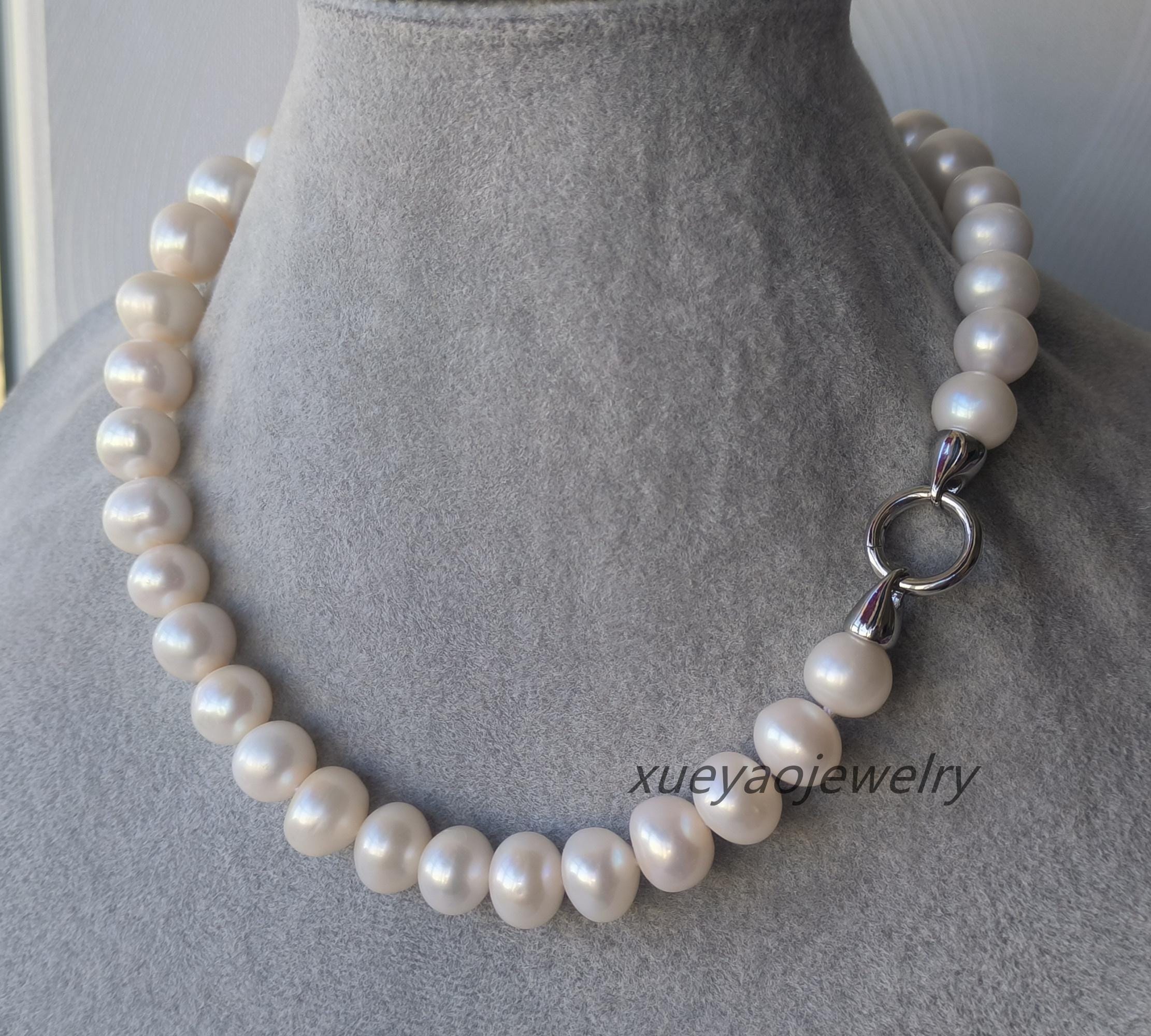 Collana Con Composizione Di Perle D’acqua Dolce Bianche - Gioielli Santori - Foto 4