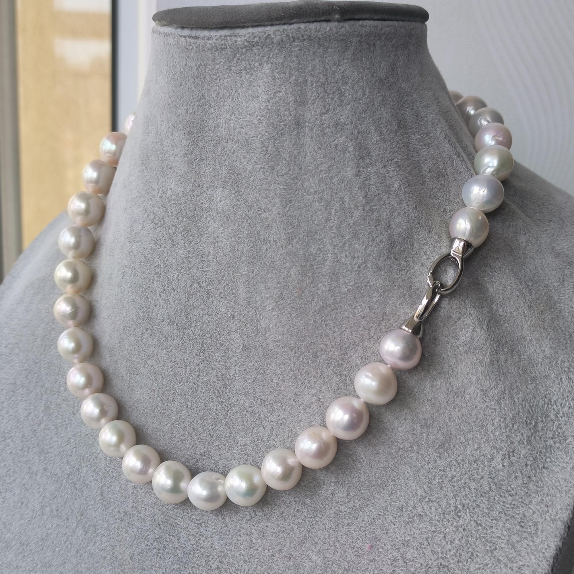 ネックレス・ペンダント Everyday Pearl Necklace 10mm Edison Pearl Necklace, 10.8-11.8 Mm White Pearl Necklace