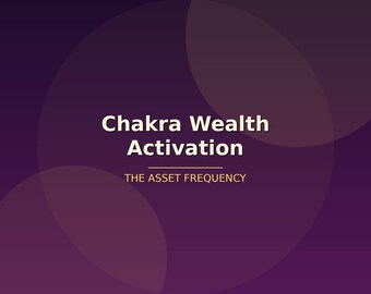 Activering chakra rijkdom: wortel zonnevlecht kroon meditaties en mantra's Digitale gids