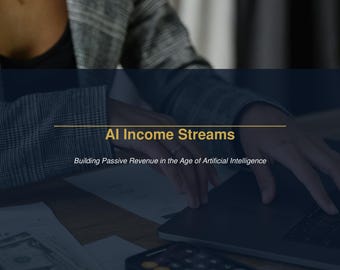 AI-inkomstenstromen e-boek pdf | Passieve inkomsten met kunstmatige intelligentie | Gids voor digitale producten