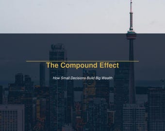 Het samengestelde effect e-boek pdf | Gids voor het opbouwen van rijkdom | Persoonlijke financiën | Kleine beslissingen grote rijkdom