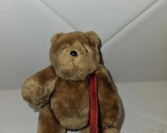 Oso de peluche vintage Eden Brown Bear de 11,4 cm (4,5 pulgadas)