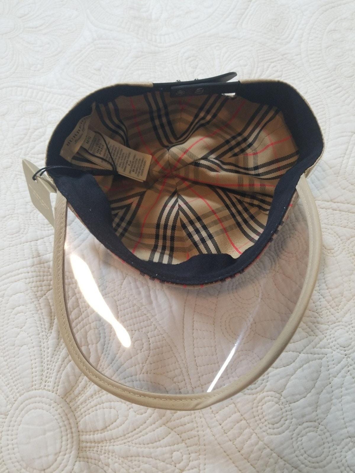 Burberry London Vintage Check Baseball Cap Hat Beige Plaid Tan Sz M Burberry - Vintage check motif baseball cap Beige - The Corner main image 2