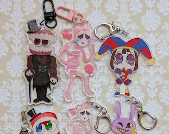 The Amazing Digital Circus Keychains