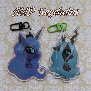 Princess Luna Keychain - Etsy