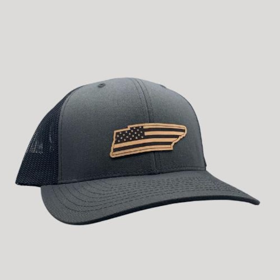 Tennessee State Flag Outline Hat (Unisex Adjustable Trucker)