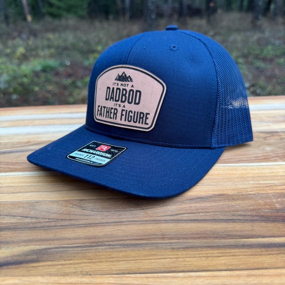 Father Figure Leather Patch Hat (Adjustable Fit)