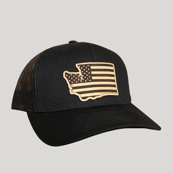 Washington State Flag Outline Hat