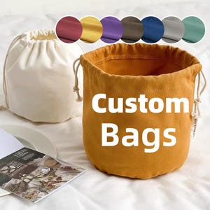 Custom Size Storage Bags, Bespoke Purse Protector Liner Bag Dust Cover, Made to Order Cotton Handbag Organizer Insert, Tailored Storage Pack