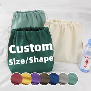 Custom Size Storage Bags, Bespoke Purse Protector Liner Bag Dust Cover, Made to Order Cotton Handbag Organizer Insert, Tailored Storage Pack