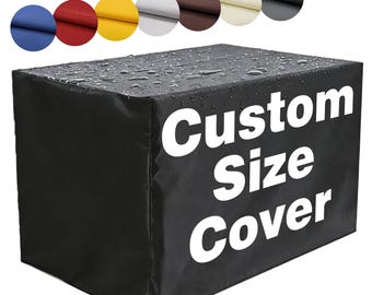 Custom Size Dust Cover, Tailored Made Waterproof & Dust-Proof Cover for Patio Furniture, Equipment, Tools, Bespoked Outdoor Protector Covers