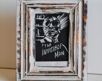 The Invisable Man Science Fiction Limited Edition Mono Print