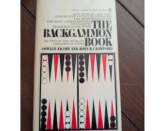 The Backgammon Book Par Oswald Jacoby & John R. Crawford Bantam 1973 Broché