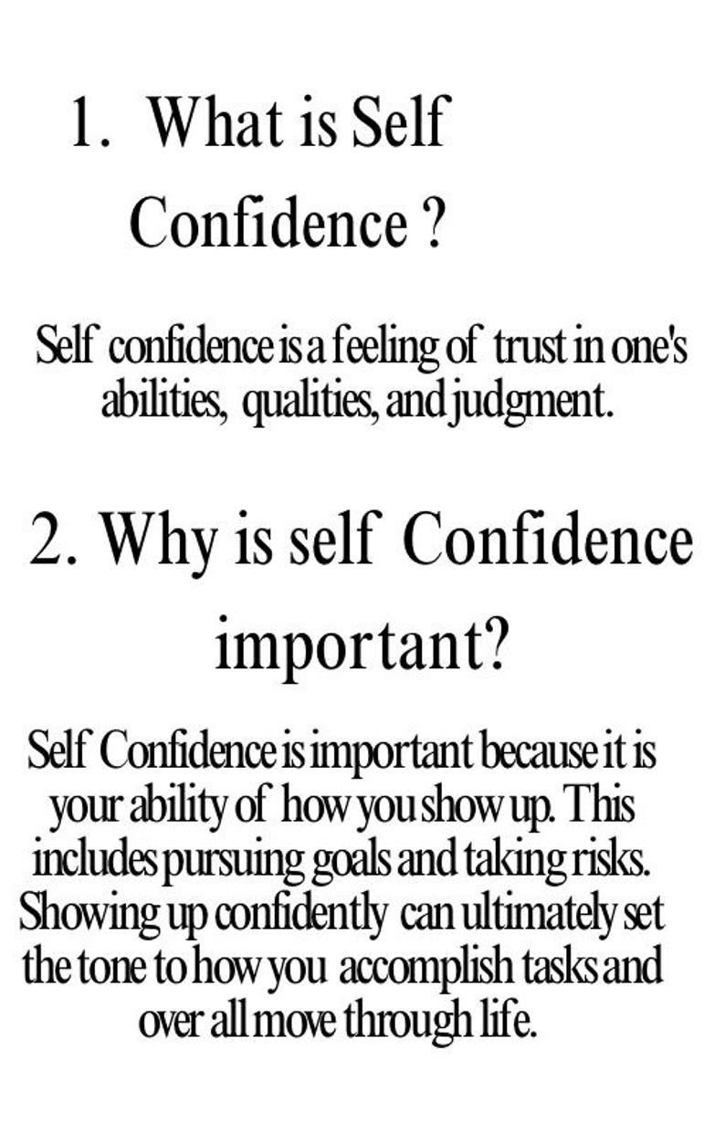 Confidence Building Digital Guide Download for People Who Want to Build ...