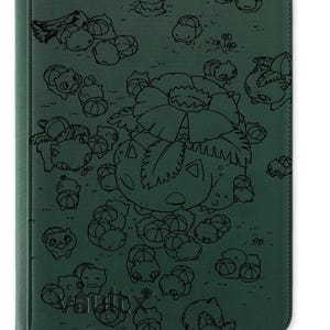 Bisasam Pokemon Binder Laser graviert (Made to Order)