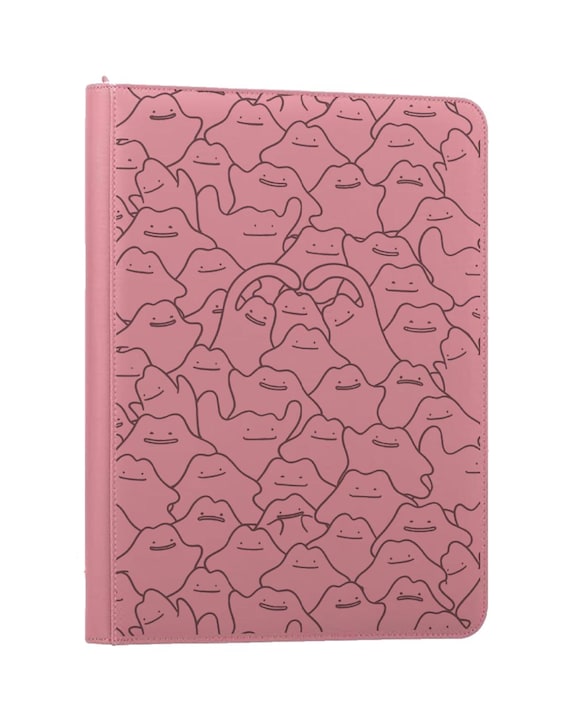 ditto card binder Pokemon Ditto Toploader Binder Laser Engraved (made to Order)