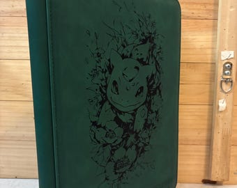 bulbasaur card binder Bulbasaur Leather Card Binder 2023