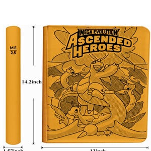 Ascended Heroes Pokemon Master Set Binder -12 Pocket (Holds 720 Cards)