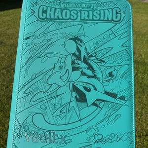 Chaos Rising Master Set Pokémon-map VaultX 9 pocket Teal