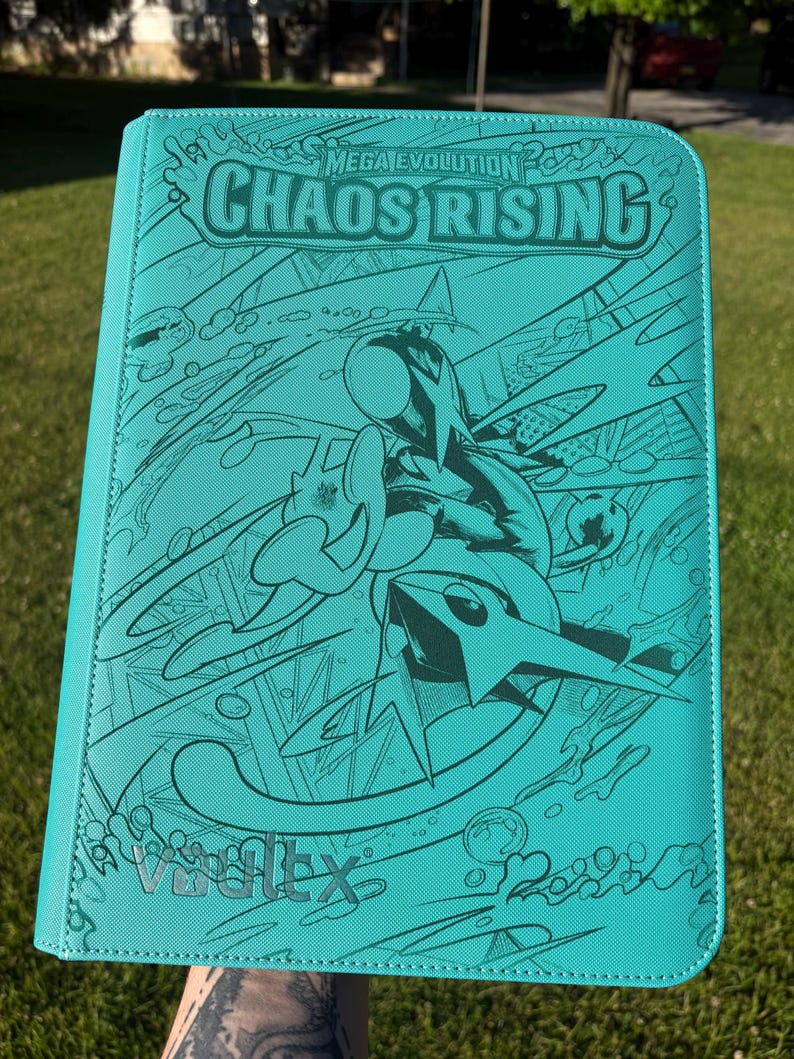 Chaos Rising Master Set Pokémon-map VaultX 9 pocket Teal